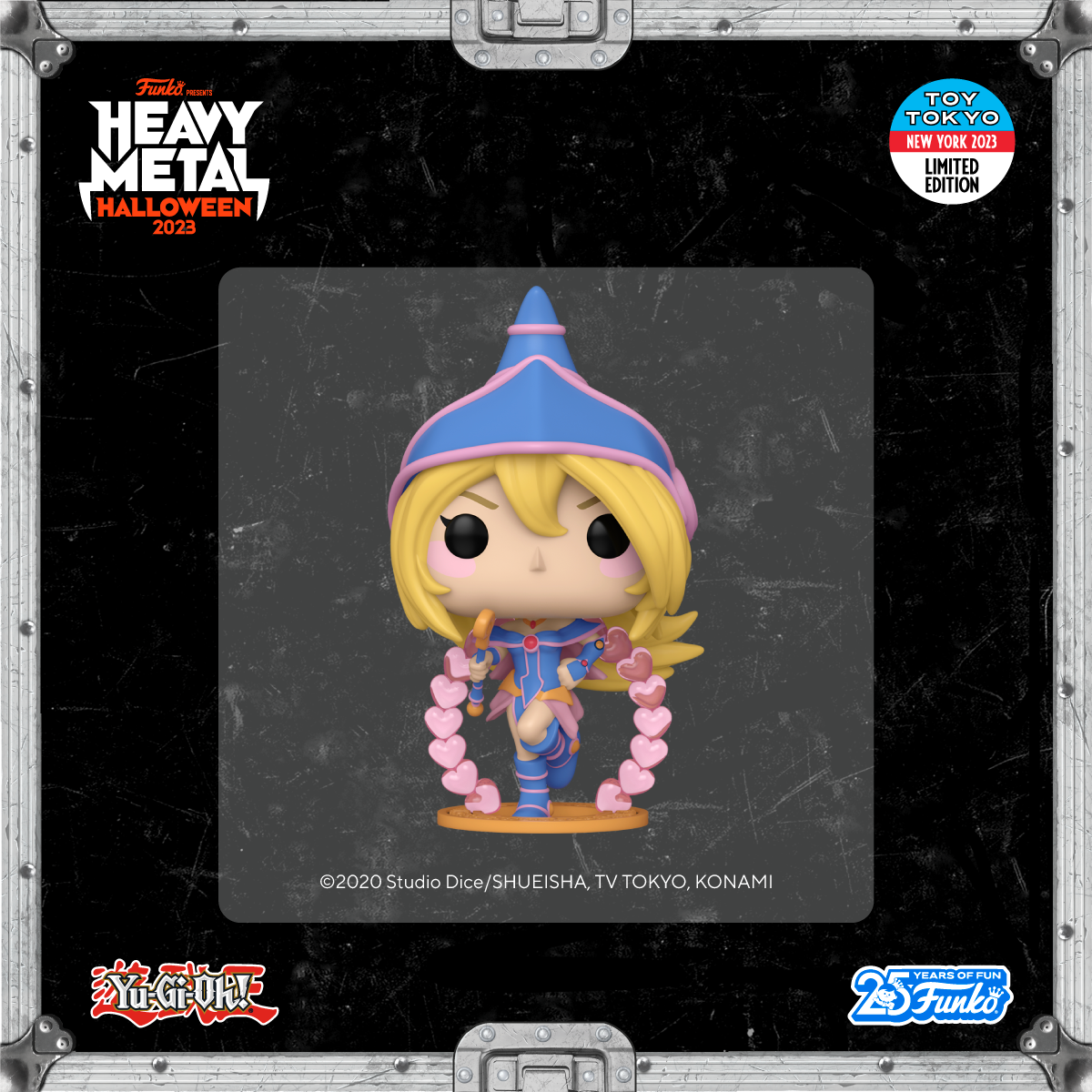 The New York Comic Con exclusive Pop! Dark Magician Girl is prepared to upgrade your Yu-Gi-Oh! collection. 
